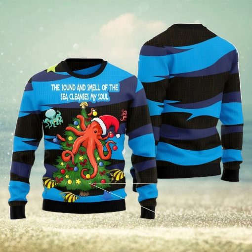 Octopus Soul All Over Printed 3D Ugly Christmas Sweater Christmas Gift For Men And Women