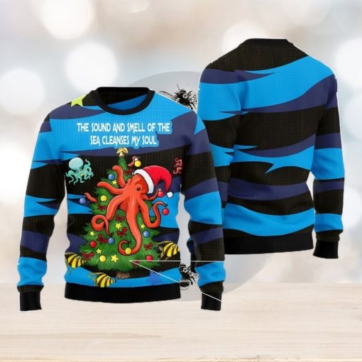 Octopus Soul All Over Printed 3D Ugly Christmas Sweater Christmas Gift For Men And Women