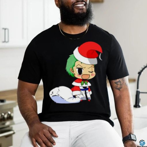 Official Anime Christmas One Piece Zoro shirt