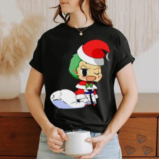 Official Anime Christmas One Piece Zoro shirt