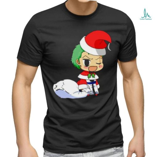 Official Anime Christmas One Piece Zoro shirt