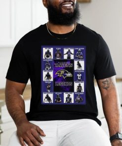 Official Baltimore Ravens Legends Signatures 2023 Shirt