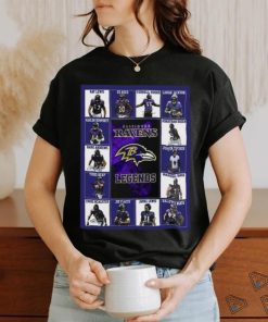 Official Baltimore Ravens Legends Signatures 2023 Shirt