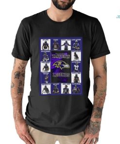 Official Baltimore Ravens Legends Signatures 2023 Shirt