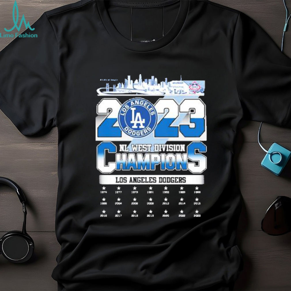 Official City Of Angels Los Angeles Dodgers NL West Division Champions 1974  2023 Shirt - Limotees