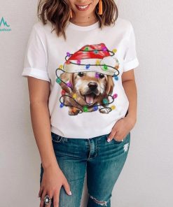 Official Dog Lover Raglan Christmas Lights T Shirt