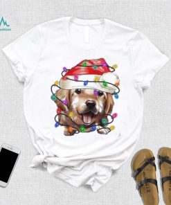 Official Dog Lover Raglan Christmas Lights T Shirt