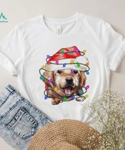 Official Dog Lover Raglan Christmas Lights T Shirt