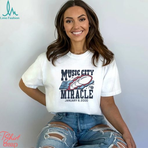 Official Homage Nfl Tennessee Titans Music City Miracle T Shirt