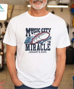 Official Homage Nfl Tennessee Titans Music City Miracle T Shirt
