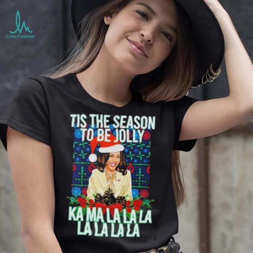 Official Kamala Harris funny ugly Christmas animated T shirt