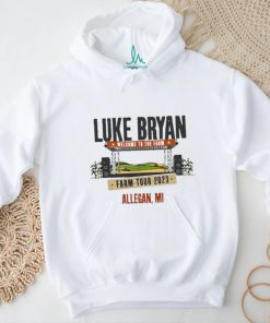 Official Luke Bryan Farm Tour 2023 Allegan, MI Shirt