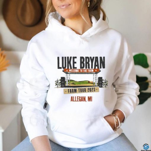 Official Luke Bryan Farm Tour 2023 Allegan, MI Shirt