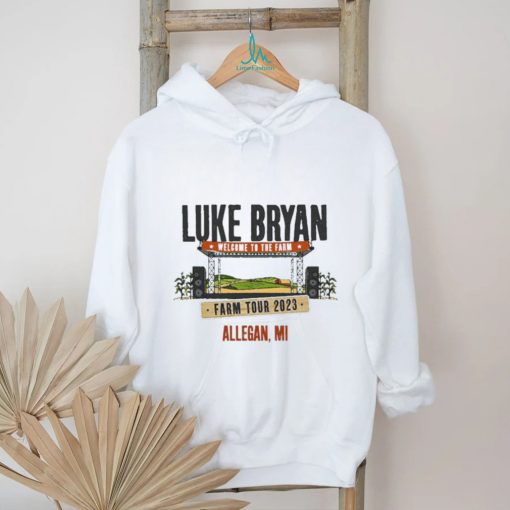 Official Luke Bryan Farm Tour 2023 Allegan, MI Shirt