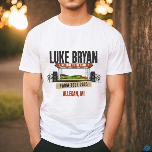 Official Luke Bryan Farm Tour 2023 Allegan, MI Shirt