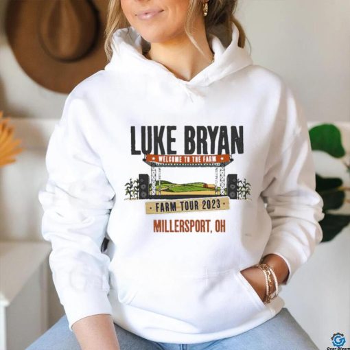 Official Luke Bryan Farm Tour 2023 Millersport, OH Shirt