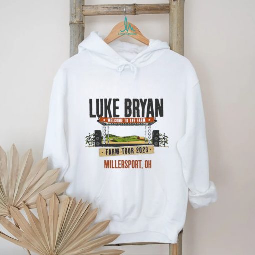 Official Luke Bryan Farm Tour 2023 Millersport, OH Shirt