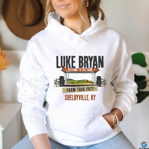 Official Luke Bryan September 14 Shelbyville, Ky Farm Tour Shirt