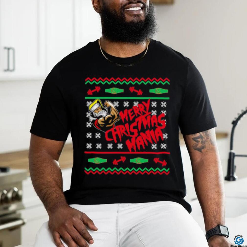 Official Mania Pro Wrestling Christmas Shirt Limotees