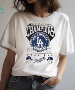 Los Angeles Dodgers T Shirt Funny Black Cotton Tee Team Sport World Series  2022