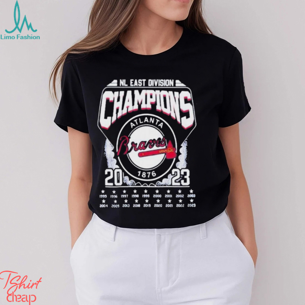 Atlanta Braves Women's 2023 NL East Division Champions Shirt