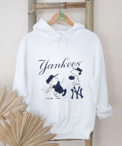 Peanuts Snoopy And Charlie Brown Playing Baseball New York Yankees Shirt,  hoodie, sweater, long sleeve and tank top