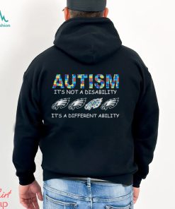 Official Philadelphia Eagles Autism It’s Not A Disability It’s A Different Ability 2023 shirt