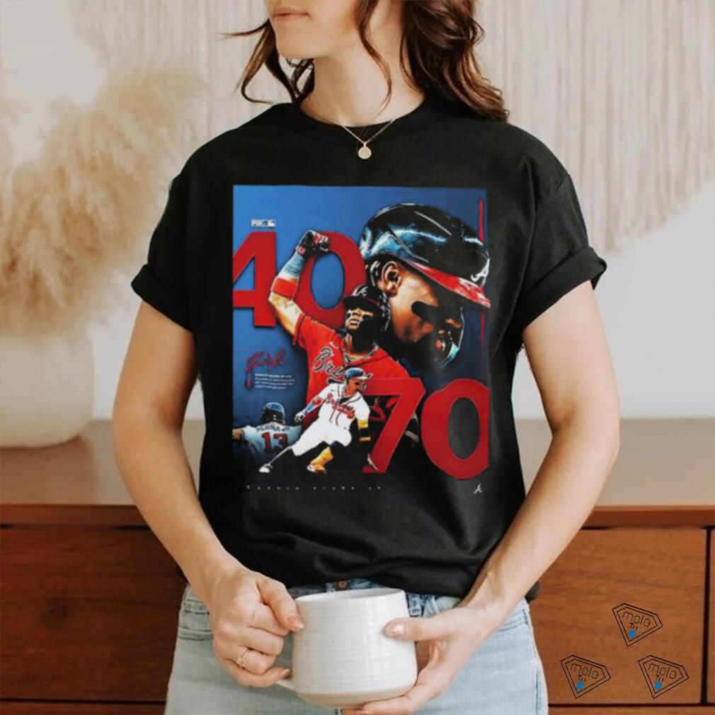 Congrats Ronald Acuna Jr The First Player To Make MLB History In A Single  Season Classic T-Shirt - Mugteeco