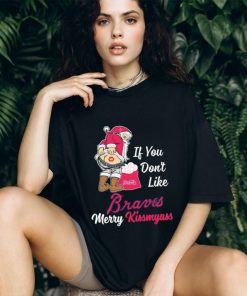 Official Santa Claus If You Don’t Like Atlanta Braves Merry Kissmyass Shirt