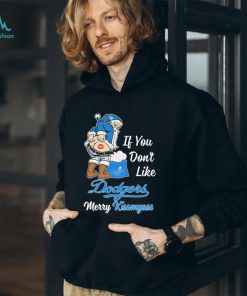 Official Santa Claus If You Don’t Like Los Angeles Dodgers Merry Kissmyass Shirt