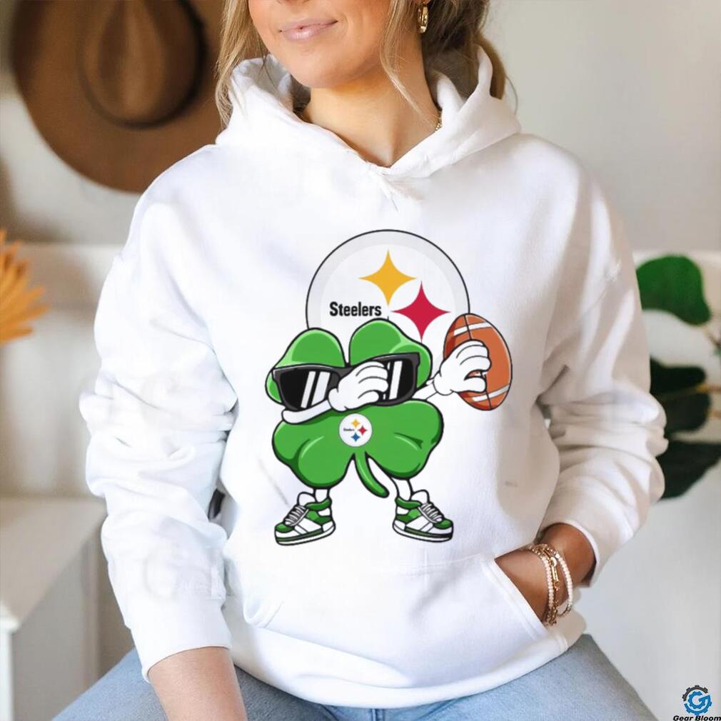 Original Shamrock Dabbing Pittsburgh Steelers St Patrick Day T