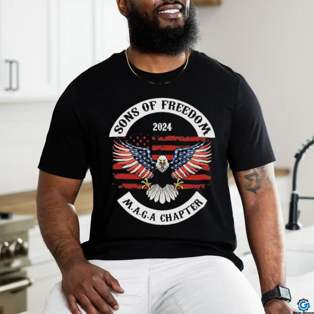 FREE shipping Ultra Maga get over it flag eagles US shirt, Unisex