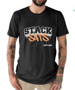 Official Stack Sats Relai App Shirt