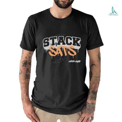 Official Stack Sats Relai App Shirt