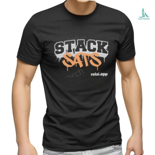 Official Stack Sats Relai App Shirt