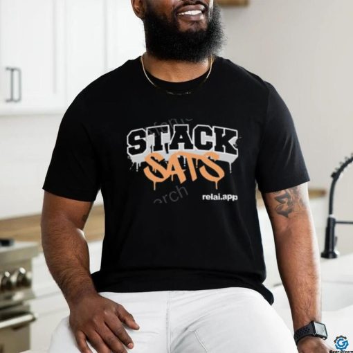 Official Stack Sats Relai App Shirt