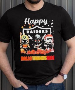 Star Wars Las Vegas Raiders Happy Hallothanksmas Shirt, hoodie, sweater,  long sleeve and tank top