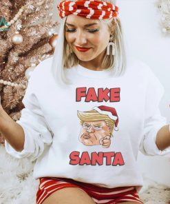 Official Trump fake santa Christmas T shirt