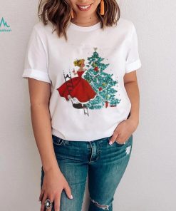 Official a Very Merry Christmas Girl Christmas Tree T shirt