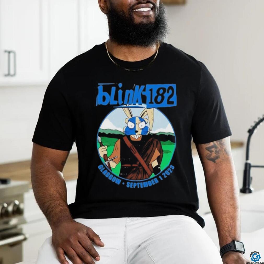 Official blink 182 September 1 2023 Glasgow Shirt Official blink 182 September 1 2023 Glasgow Shirt