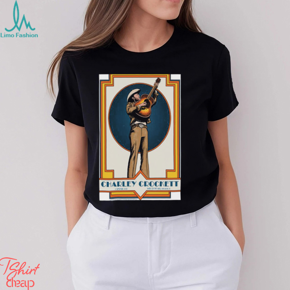 Official charley crockett tour band on the wall manchester uk sept 4 2023 shirt Official charley crockett tour band on the wall manchester uk sept 4 2023 shirt