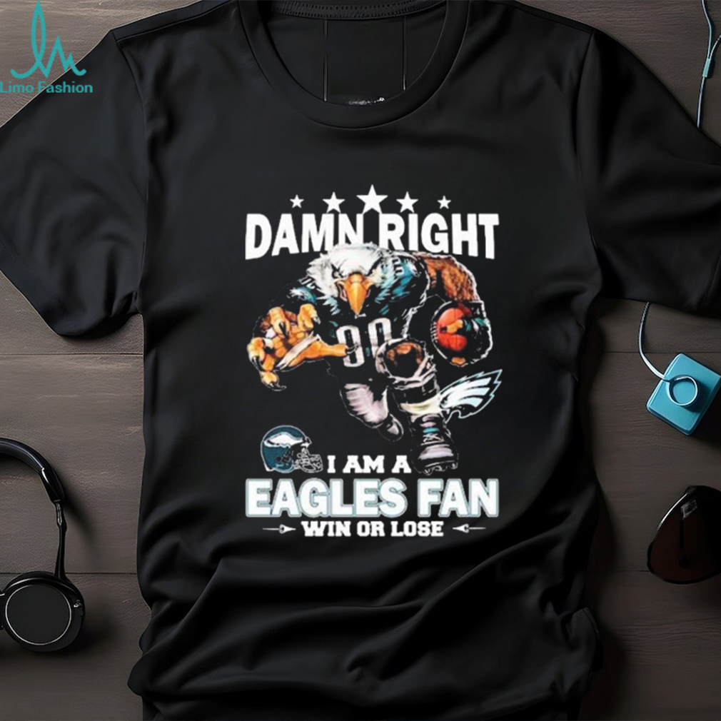 Philadelphia Eagles Retro Mascot Fan Design Shirt