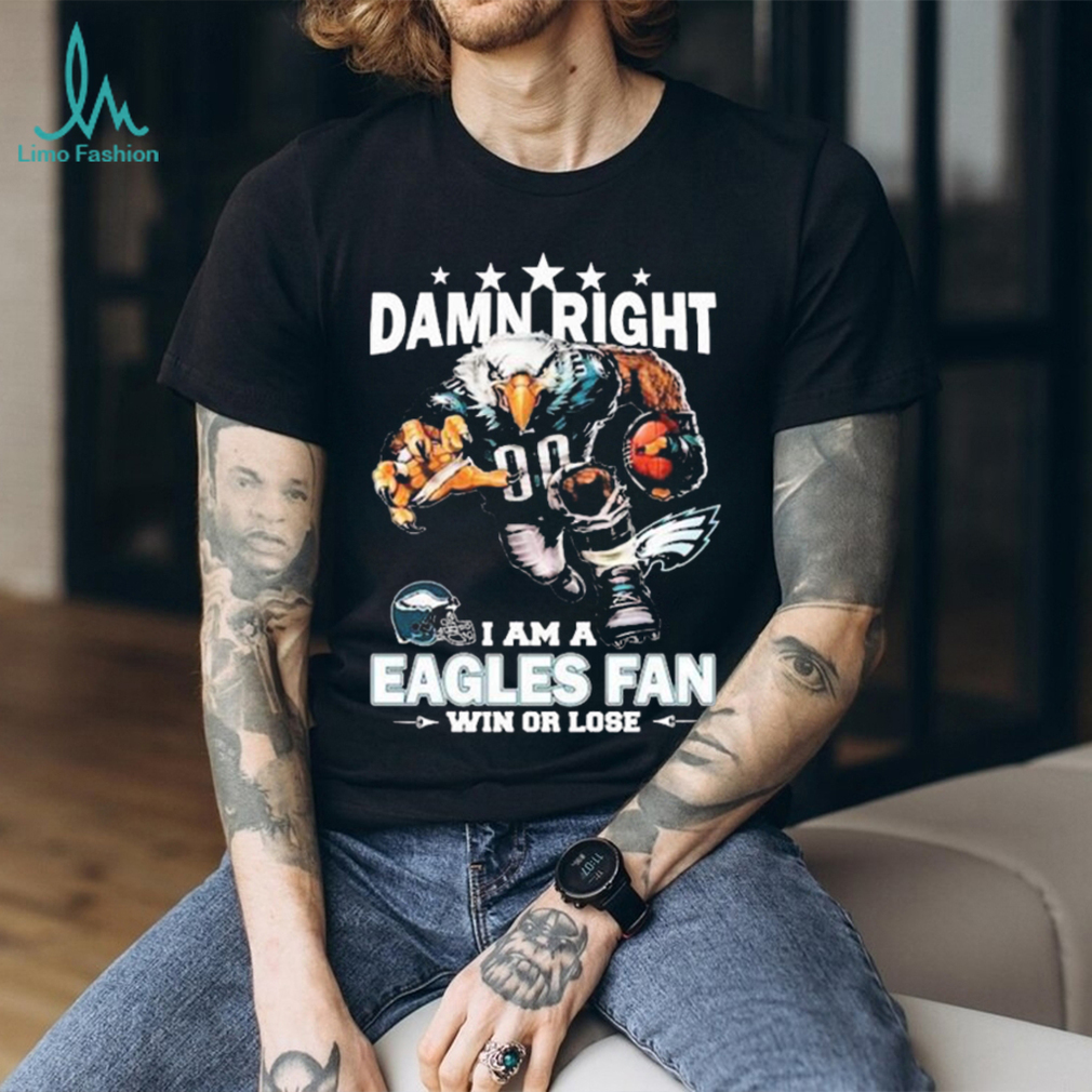 Philadelphia Eagles Retro Mascot Fan Design Shirt