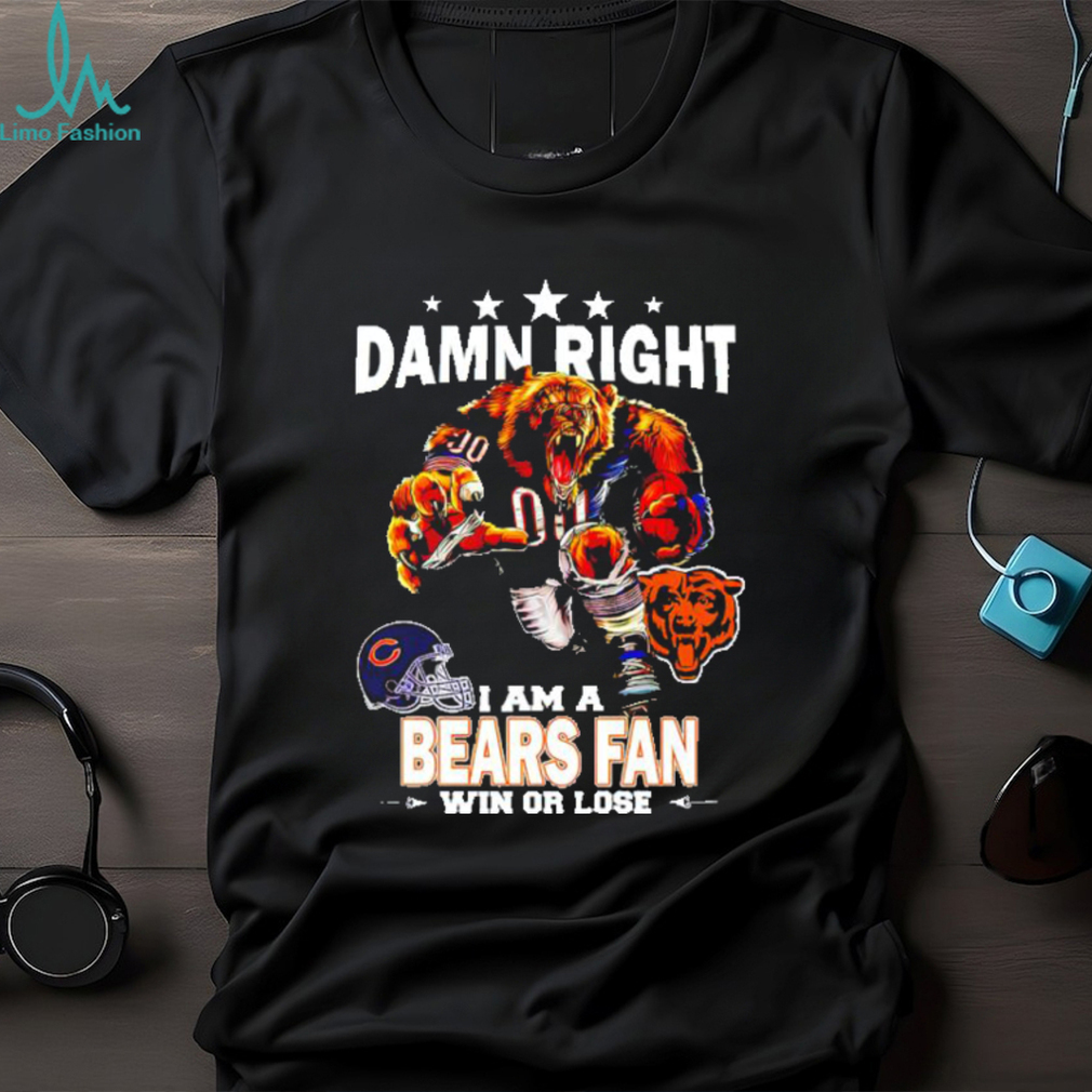 Chicago Bears team damn right I am a Bears fan now and forever signatures  shirt, hoodie, sweater, long sleeve and tank top