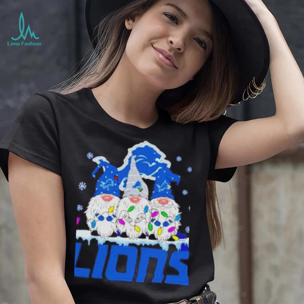 Detroit Lions The Gnomes Christmas Shirt - Hersmiles in 2023