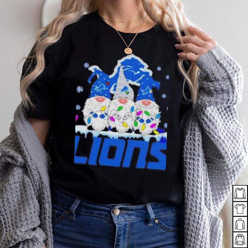 Detroit Lions The Gnomes Christmas Shirt