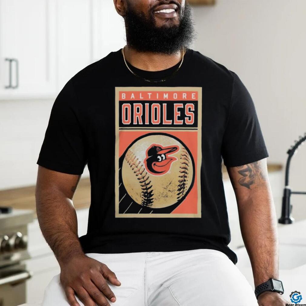 Baltimore Orioles Youth Distressed Team Logo T-Shirt - Black