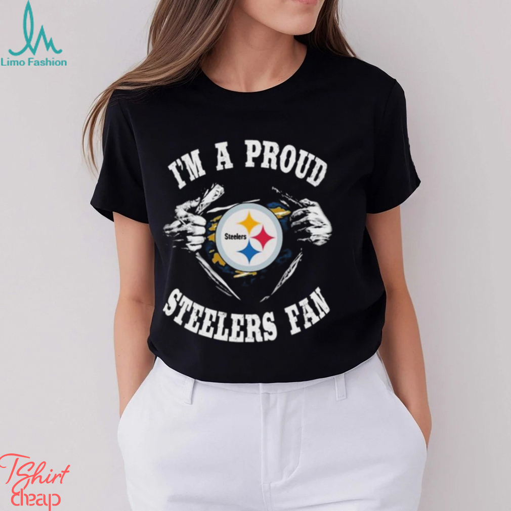 Blood Inside Me Pittsburgh Steelers And Pittsburgh Penguins It's In My  Heart T Shirt - Limotees