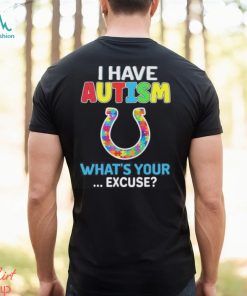 Official indianapolis colts I have autism awareness what’s your excuse shirt