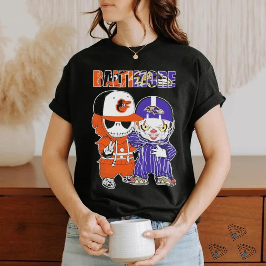 Official baltimore Sports Jack Skellington Baltimore Orioles And